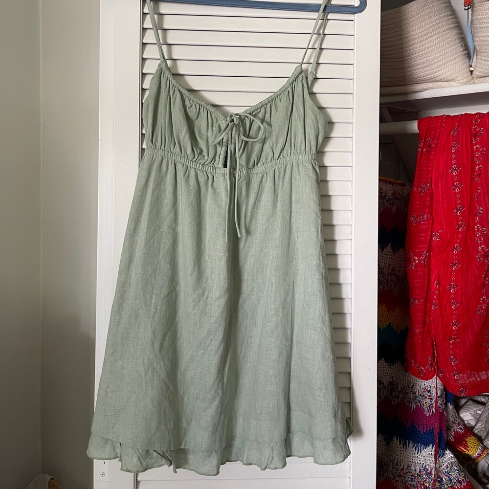 Princess Polly Sage Green Dress